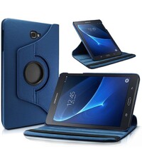 Merkloos Samsung Galaxy TAB A 10.1 2016 (T580-T585) hoesje 360 Draaibaar met Multi-stand- Donker Blauw
