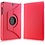 Merkloos Samsung Galaxy Tab A 9,7 inch SM-T550 Tablet Case met 360ﾰ draaistand cover hoesje - Rood