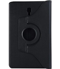 Merkloos Samsung Galaxy Tab A 10.5 2018 model T590 T595 10,5 inch - 360° draaibaar hoesje - Zwart