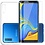 Merkloos Transparant Hoesje voor Samsung Galaxy A7 (2018)  + tempered glass