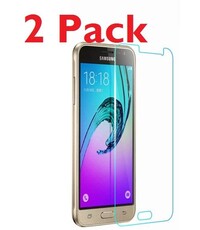 Merkloos 2 stuks Samsung Galaxy J3 (2016) glazen Tempered Glass / Screenprotector