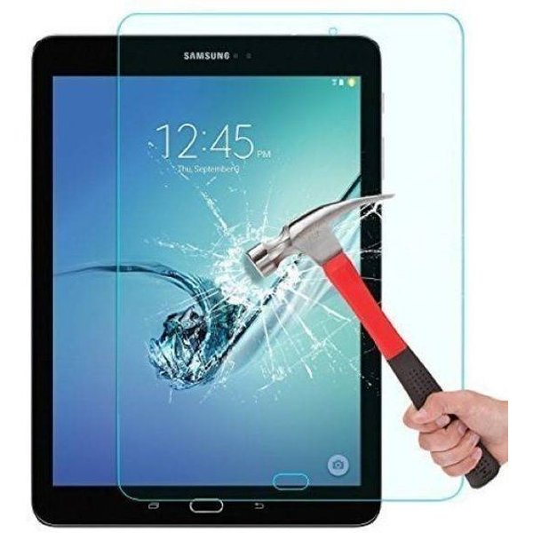 Merkloos Glazen Screenprotector geschikt voor Samsung Galaxy Tab S2 9.7