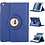 Ntech Hoes geschikt voor iPad 5e / 6e generatie (2018 / 2017) 360° draaibaar bookcase Donkerblauw – Hoes geschikt voor iPad (2017) / (2018) 9.7 inch cover met standaard