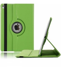 Ntech iPad hoes 5e / 6e generatie (2018 / 2017) 360° draaibaar bookcase Groen – iPad (2017) / (2018) 9.7 inch cover met standaard