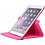 Ntech Hoes geschikt voor iPad 5e / 6e generatie (2018 / 2017) 360° draaibaar bookcase Pink – Hoes geschikt voor iPad (2017) / (2018) 9.7 inch cover met standaard
