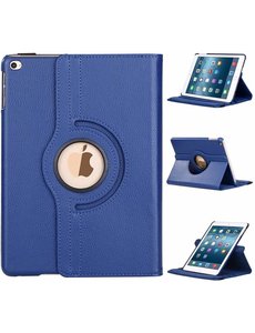 Ntech Ntech Apple iPad 9.7 (2017 / 2018) hoesje 360° draaibaar Donker Blauw