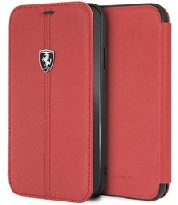 Ferrari Ferrari luxe boekmodel voor iPhone XR - Rood