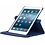 Ntech Ntech Hoes geschikt voor Apple iPad iPad 9.7 (2017 / 2018) hoesje 360° draaibaar Donker Blauw