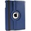 Ntech Ntech Hoes geschikt voor Apple iPad iPad 9.7 (2017 / 2018) hoesje 360° draaibaar Donker Blauw