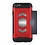 Ntech Ntech hoesje Geschikt voor iPhone 6 / 6S Luxe Armor Case met Pashouder - Rosegoud