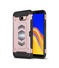 Ntech Ntech Samsung Galaxy J4 Plus (2018) Luxe Armor Case - Rose Goud