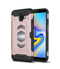 Ntech Ntech Samsung Galaxy J6 Plus (2018) Luxe Armor Case - Rose Goud