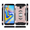 Ntech Ntech Geschikt voor Samsung Galaxy J6 Plus (2018) Luxe Armor Case - Rose Goud
