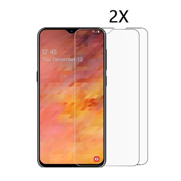 Ntech Ntech 2Pack Screenprotector Geschikt voor Samsung Galaxy M10 Screenprotector Tempered Glass