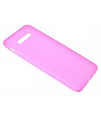 Ntech Ntech Samsung Galaxy S10 Licht Rose TPU backcover Hoesje