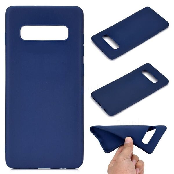 Ntech Ntech Hoesje Geschikt Voor Samsung Galaxy S10+ (Plus) Blauw TPU Back Cover Hoesje