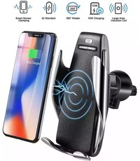 Merkloos Ntech Smart Sensor Universele Telefoonhouder Met Draadloze autolader Wireless Charger & USB-C Kabel