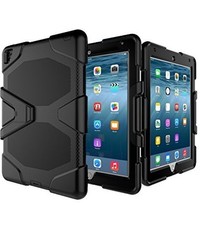 Merkloos Survivor Tough Shockproof Full Body case hoesje zwart iPad Air 2