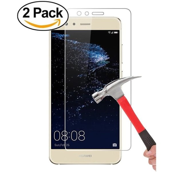 Merkloos 2 Pack - Huawei P10 Lite Glazen tempered glass / Screenprotector  (0.3mm)