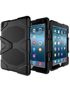 Merkloos Survivor Tough Shockproof Full Body case hoesje zwart iPad mini 1 2 3