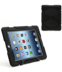 Merkloos Survivor Tough combo case hoesje zwart voor de iPad 2 3 en 4