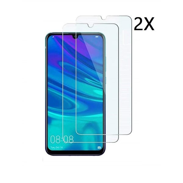 Ntech Ntech 2Pack Geschikt voor Huawei Y6 Pro 2019 Screenprotector Tempered Glass