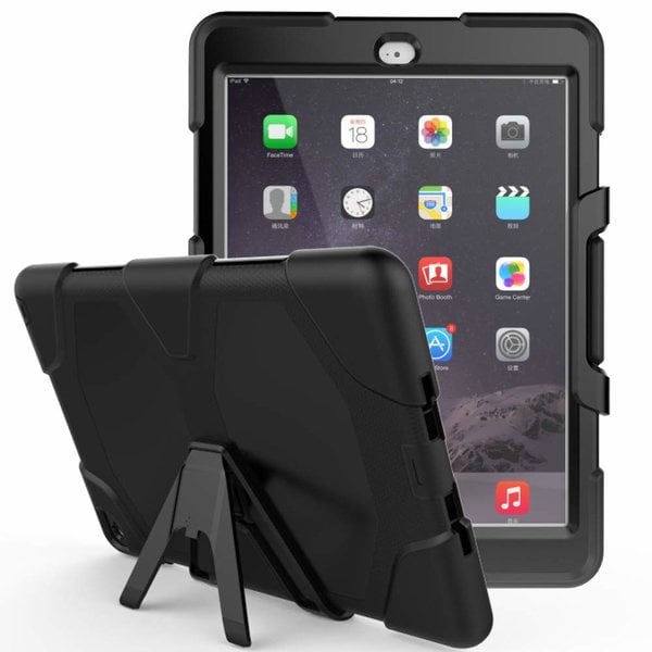 Ntech Ntech Apple iPad Air 2 Extreme Armor Hoes - Zwart