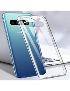 Merkloos Hoesje voor Samsung Galaxy S10 Plus (S10+), gel case, volledig doorzichtig