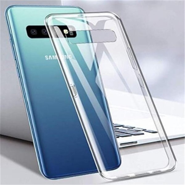 Merkloos Hoesje voor Samsung Galaxy S10 Plus (S10+), gel case, volledig doorzichtig