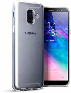 Merkloos Hoesje voor Samsung Galaxy A6 (2018), gel case, doorzichtig