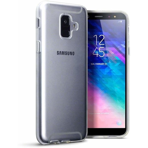 Merkloos Hoesje voor Samsung Galaxy A6 (2018), gel case, doorzichtig