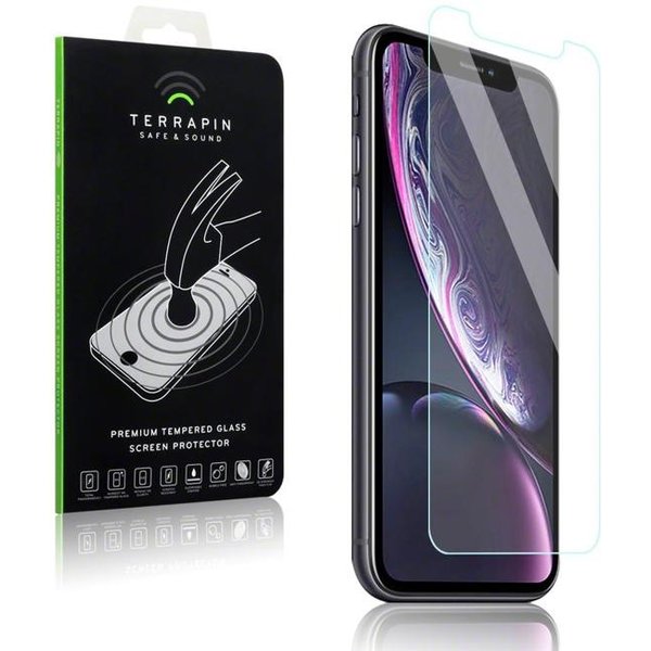 Merkloos Screenprotector voor Apple iPhone XR, tempered glass (glazen screenprotector)