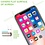 Merkloos Screenprotector voor Apple iPhone XR, tempered glass (glazen screenprotector)