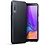 Merkloos Hoesje voor Samsung Galaxy A7 (2018), gel case, mat zwart