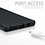 Merkloos Hoesje voor Samsung Galaxy Note 9, gel case, mat zwart