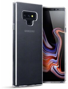 Merkloos Hoesje voor Samsung Galaxy Note 9, gel case, doorzichtig