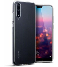 Merkloos Hoesje voor Huawei P20, gel case, doorzichtig