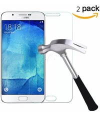 Merkloos 2X Samsung Galaxy J7 2017 Glazen tempered glass / Screenprotector (0.3mm