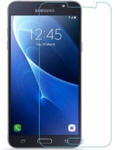 Merkloos Samsung Galaxy J7 Prime Glazen tempered glass / Screenprotector (0.26mm)
