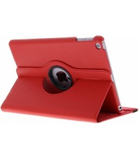 Merkloos Rode 360° draaibare tablethoes voor de iPad (2018) / (2017)