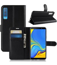  Book Case Samsung Galaxy A7 (2018) Hoesje - Zwart