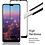 Merkloos Huawei P20 Pro Full cover HD clarity Hardness Full Coverage Bubble Free tempered glass zwart