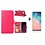 Ntech Ntech Hoesje Geschikt Voor Samsung Galaxy S10 Book Hoesje Roze + PET Folie screenprotector