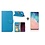 Ntech Ntech Hoesje Geschikt Voor Samsung Galaxy S10 Book Hoesje Blauw + PET Folie screenprotector