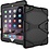 Ntech Hoes geschikt voor iPad - 5e / 6e generatie (2018 / 2017) Extreme Armor hoesje met standaard & 3 lagen shockproof case – Zwart -Ntech