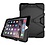 Ntech Hoes geschikt voor iPad - 5e / 6e generatie (2018 / 2017) Extreme Armor hoesje met standaard & 3 lagen shockproof case – Zwart -Ntech