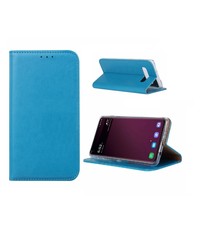 Ntech Ntech Samsung Galaxy S10 Luxe TPU / PU Leder Flip Cover met Pasjes houder & Magneetsluiting Blauw