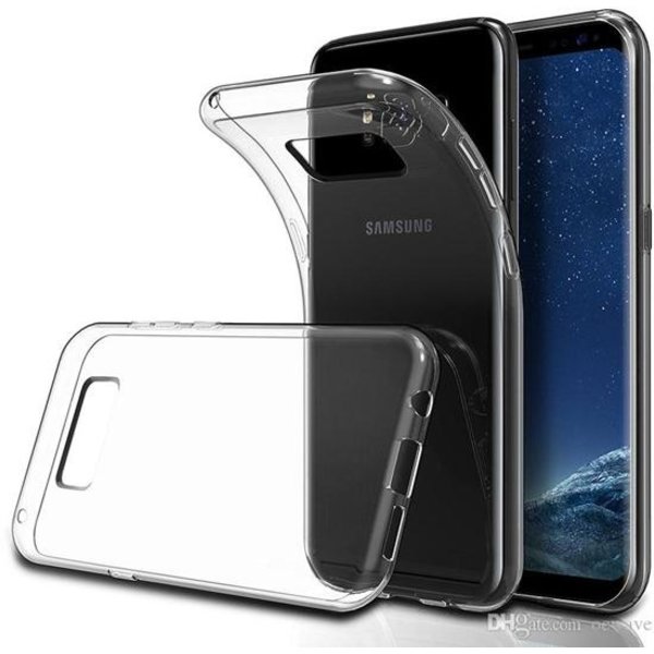 Merkloos Samsung Galaxy J3 2017 Anti shock hoesje + Glazen Screenprotector - Schokbestendig - combo