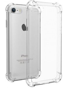 Merkloos iPhone 6 / iPhone 6S Anti shock hoesje + Glazen Screenprotector - Schokbestendig - combo