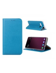Ntech Ntech Samsung Galaxy S10e Luxe TPU / PU Leder Flip Cover met Pasjes houder & Magneetsluiting Blauw